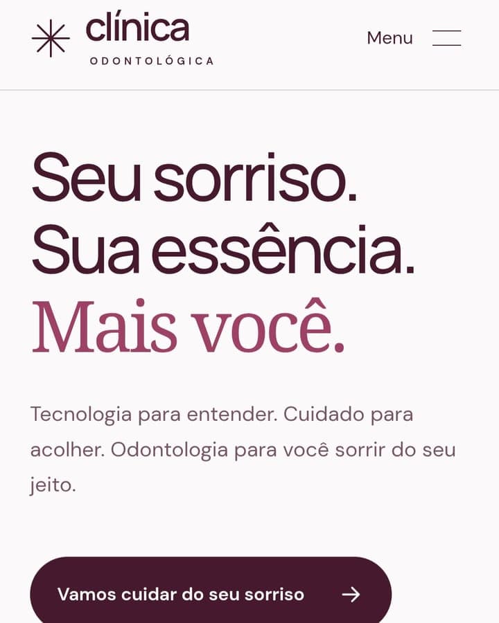 Site de clínica odontológica
