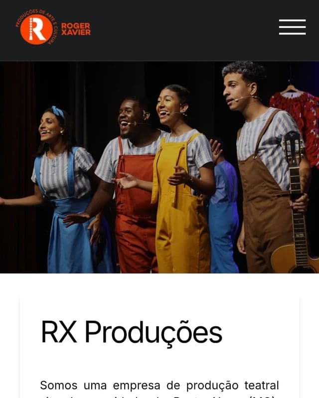 Site da RX Produções